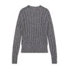 NdotM Tweed Cropped Black Sweater