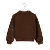 Retrokid Arden Scuba Collar Chetnut Sweatshirt.
