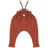 Calla Lili Baby Sweat Rust Romper.