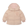 Denali Outerwear Baby with furry patch Petal Pink Jacket.