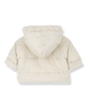 One More In The Family Padded Hood Ecru Jacket