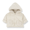 One More In The Family Padded Hood Ecru Jacket