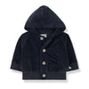 One More In The Family Ben Navy Jacket Hood