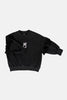 Minikid Fringe Black Sweatshirt