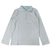 Crew Basics Sonny Long Sleeve Blue Polo