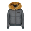 Denali Outerwear Boys with Kangaroo Pocket Pine Green Bomber.
