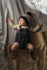 One More In The Family Dark Blue Romper