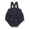 One More In The Family Dark Blue Romper