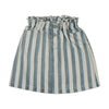 Farren and Me Bermuda Light Blue Denim Stripes Skirt