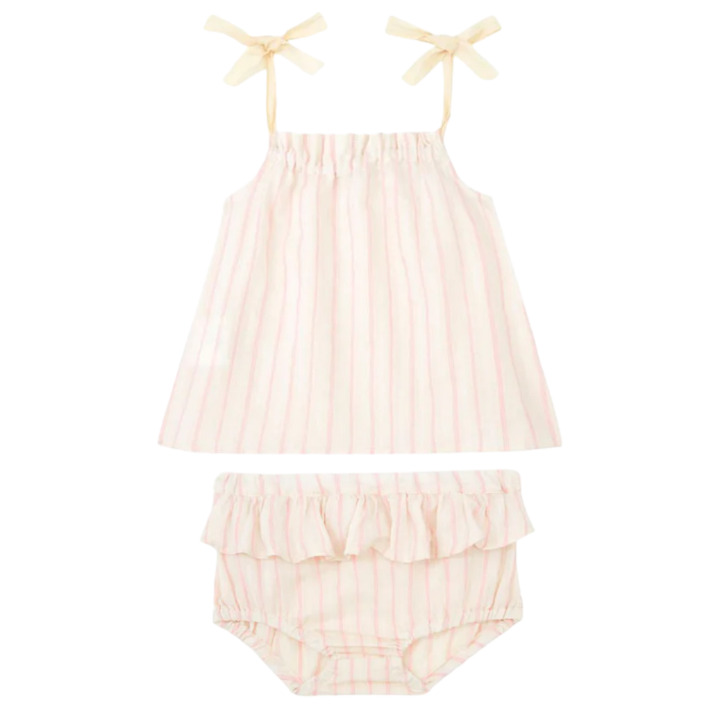 Babe and Tess Baby Isotta Top and Alice Bloomer Set