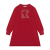 Retrokid Basic Logo Twirl Dress Ruby