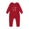 Retrokid Basic Overall Set Ruby