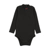 Ann of Nan Velour Black Romper w/ Onesie