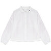Calla Lili Boy with Embroidery Cream/Blue Shirt.
