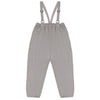 Calla Lili Baby Boy Quilted Taupe Overall.