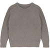Calla Lili Boy Knit Round Neck Taupe Sweater.