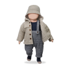 One More In The Family Hooded Beige Jacket.