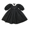 Coco Blanc Taffeta 3/4 Sleeve Black Dress *PREORDER*