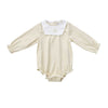 Coco Blanc Cream Bib Romper *PREORDER*