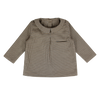 Coco Blanc Peter Pan Houndstooth Shirt *PREORDER*