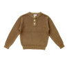 Coco Blanc Chunky Graphic Taupe Sweater