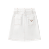 Coco Blanc White Denim Skirt
