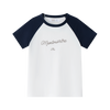 Coco Blanc Short Sleeve Raglan White Tee