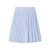 Coco Blanc Pleated Striped Skirt