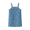 Coco Blanc Printed Blue Denim Jumper