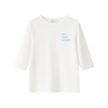 Coco Blanc 3/4 Sleeve White Tee