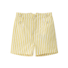 Coco Blanc Double Button Yellow Striped Shorts