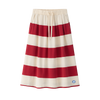 Coco Blanc Red Stripe Skirt