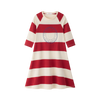 Coco Blanc Red Stripe Dress
