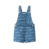 Coco Blanc Printed Blue Denim Overall