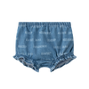 Coco Blanc Printed Blue Denim Bloomers