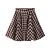 Coco Blanc Burgundy Circle Skirt