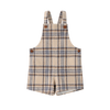 Coco Blanc Plaid Blue Overalls