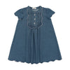 Coco Blanc Scalloped Denim Dress