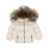 Colmar Ecru Baby Down Jacket With fur 3470D