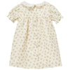 C'era Una Volta Frankie Baby Flower Dress Cream