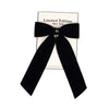Limited Edition Classic Velvet Large Navy Bow *FINAL SALE*