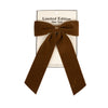 Limited Edition Classic Velvet Large Toffee Bow *FINAL SALE*