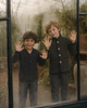 Retrokid Lucas Gold Button Gray/ Navy Jacket.