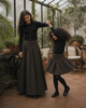 Retrokid Camille Teen Cropped Black Cardigan.