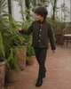 Retrokid Lucas Gold Button Gray/ Navy Jacket.