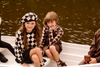 Little Parni Argyle Brown Longsleeve Turtleneck K705