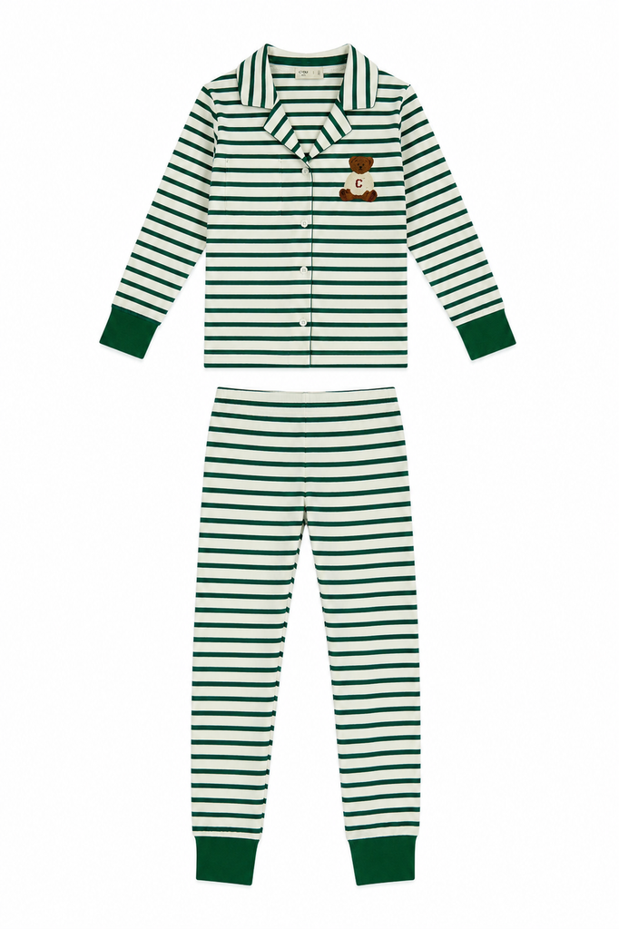 Crew Lounge Teddy Grandpa Green Set *FINAL SALE*