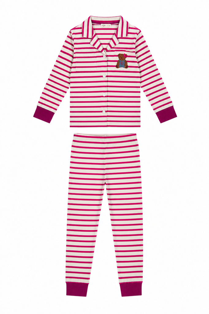 Crew Lounge Teddy Grandpa Pink Set  *FINAL SALE*