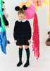 Morley Girls Grace Bleu Dress with white collar