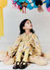 Morley Girls Robin Cream Dress Long with Pleats